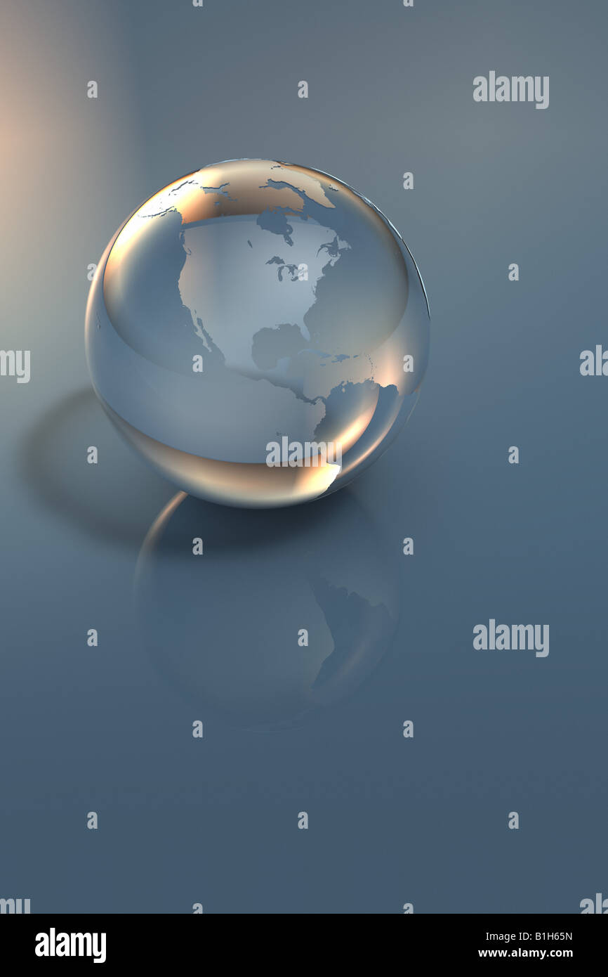 Computer generated globe Stock Photo Alamy