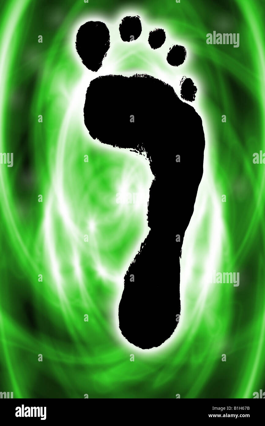 Carbon footprint Stock Photo: 18203119 - Alamy