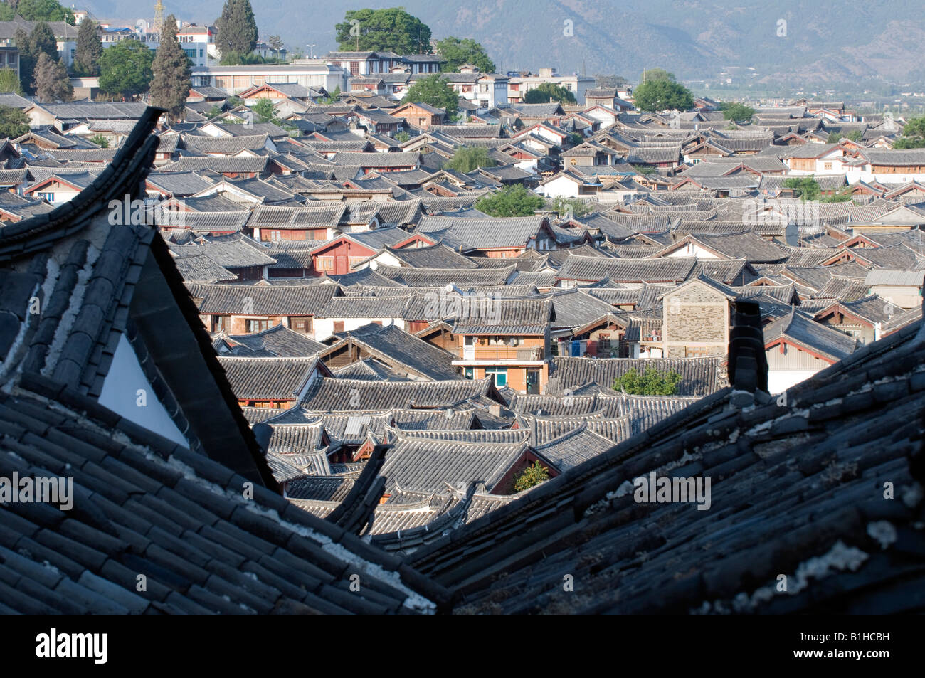 China Yunnan province Lijiang town Unesco World Heritage Site Stock ...