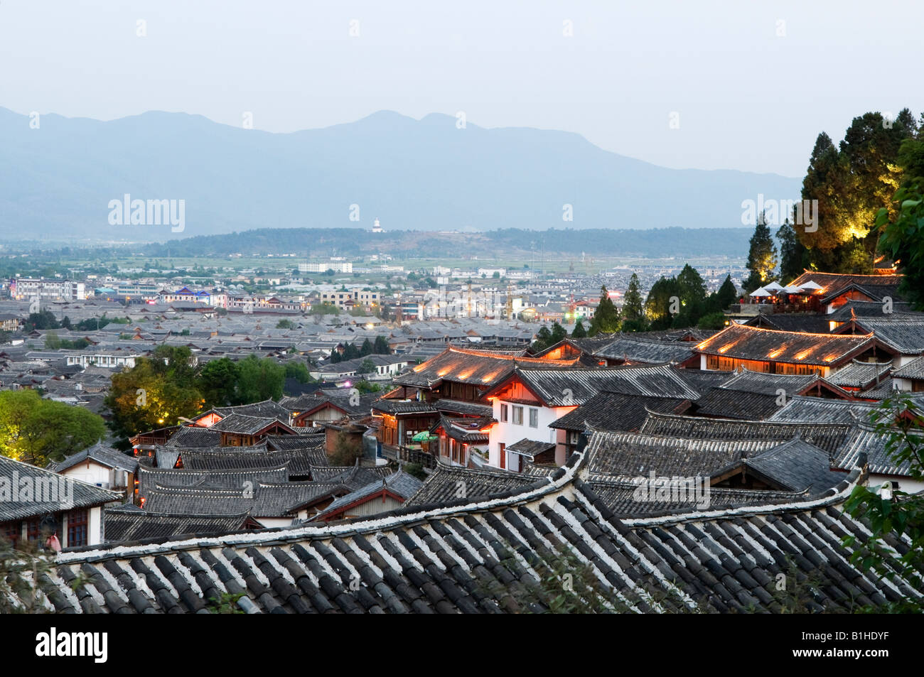 China Yunnan province Lijiang town Unesco World Heritage Site Stock ...