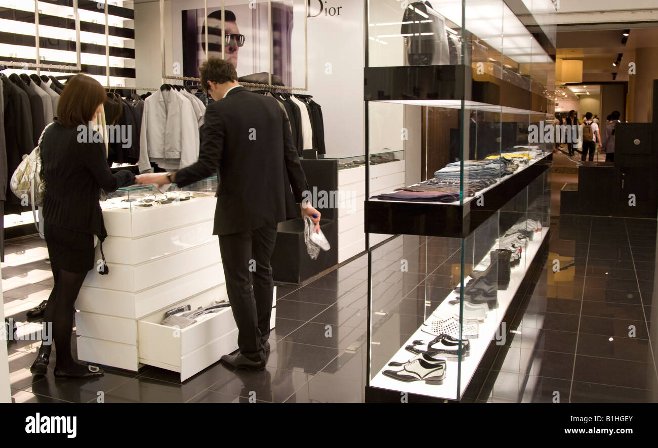 Mens Clothing Department Selfridge's Oxford Street London Stock Photo -  Alamy