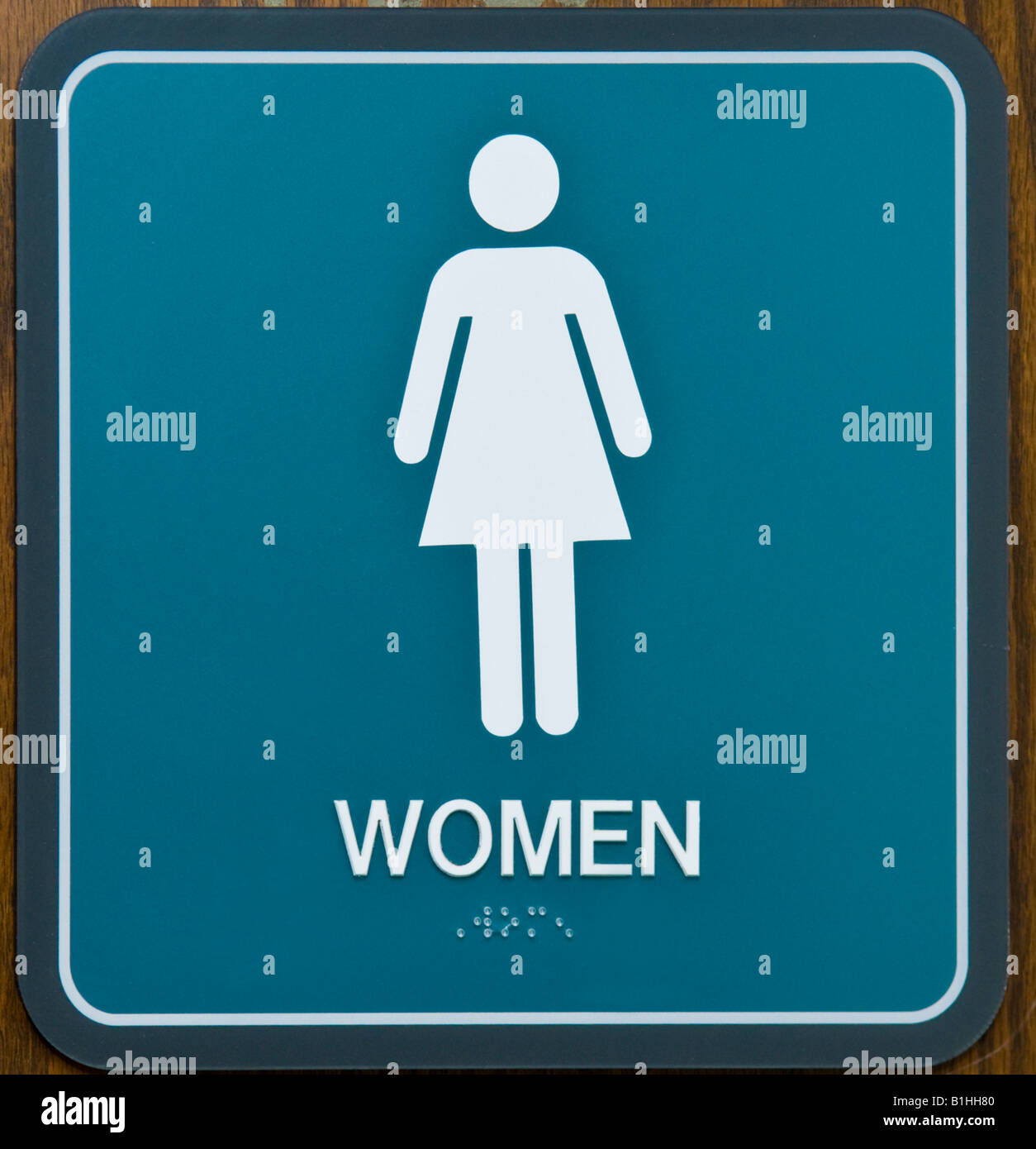 Womens washroom pictogram hi-res stock photography and images - Alamy