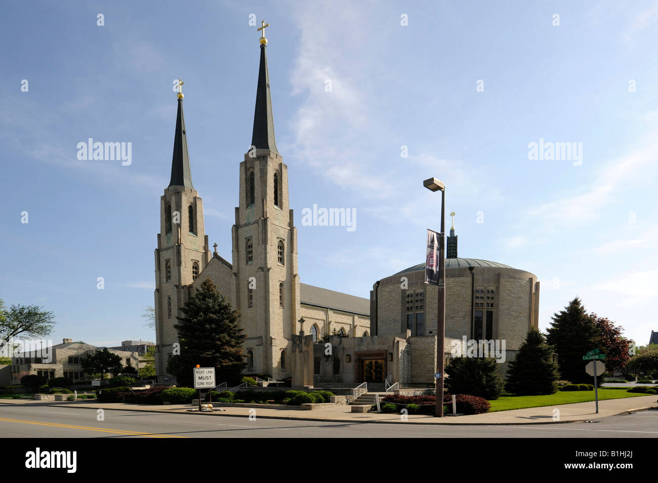 Cathedral of the Immaculate Conception Catholic Church in downtown Fort