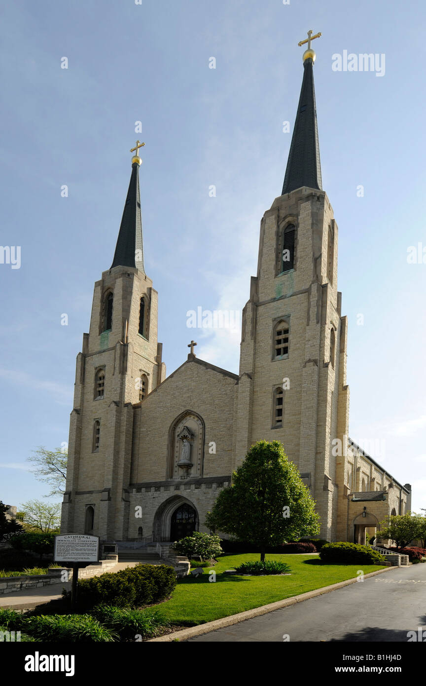 Cathedral of the Immaculate Conception Catholic Church in downtown Fort