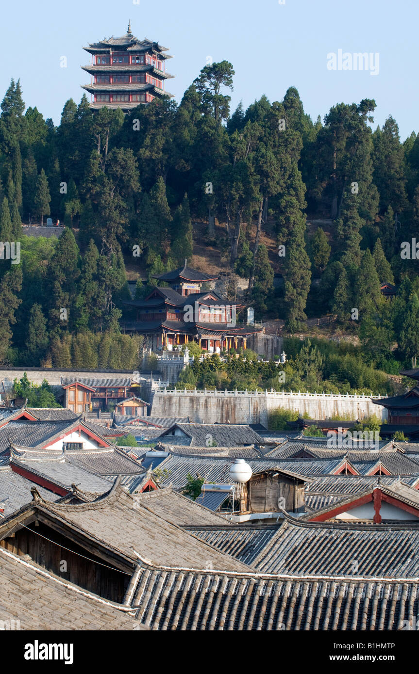 China Yunnan province Lijiang town Unesco World Heritage Site Stock ...