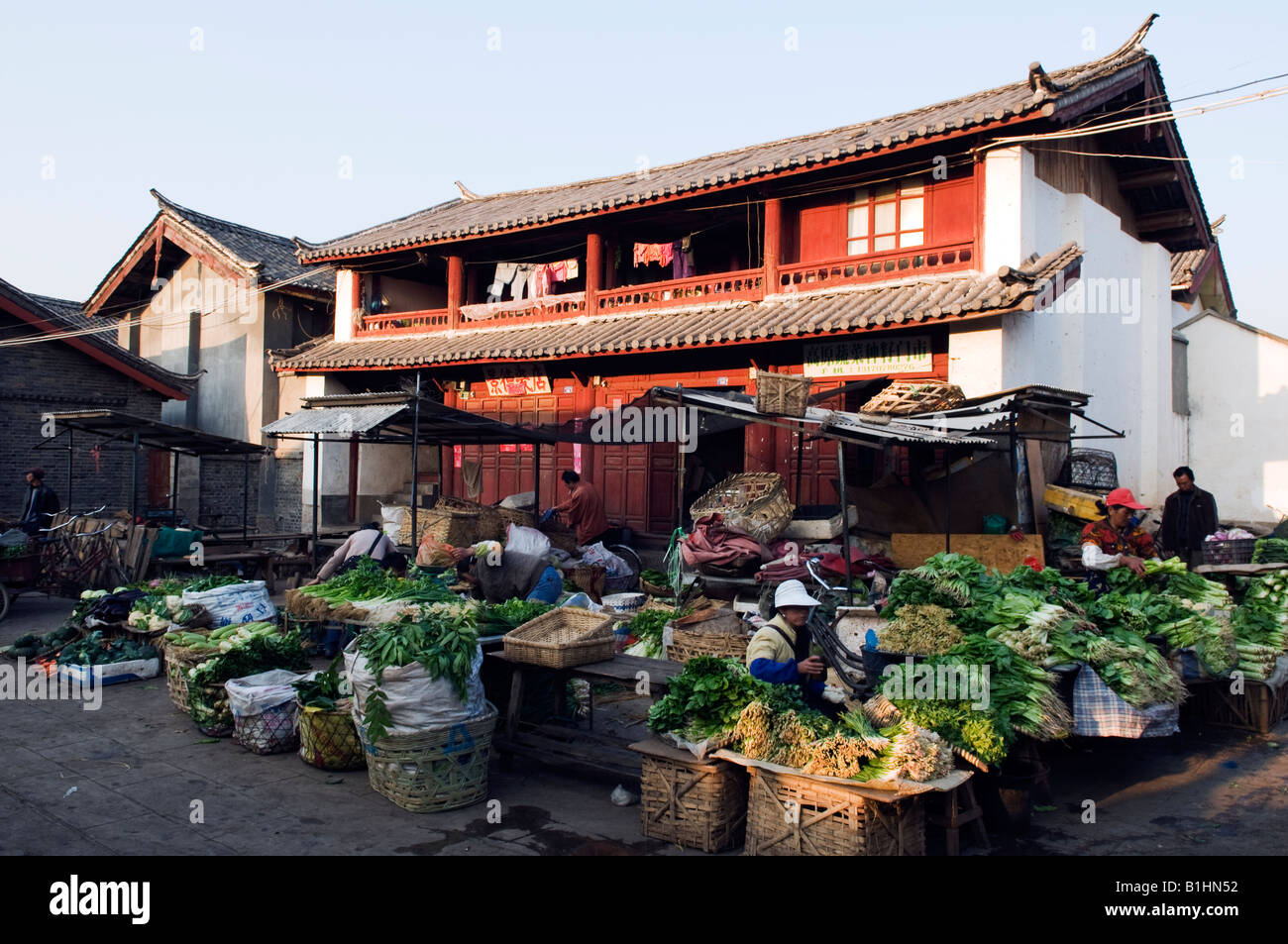 China Yunnan province Lijiang town Unesco World Heritage Site Stock ...
