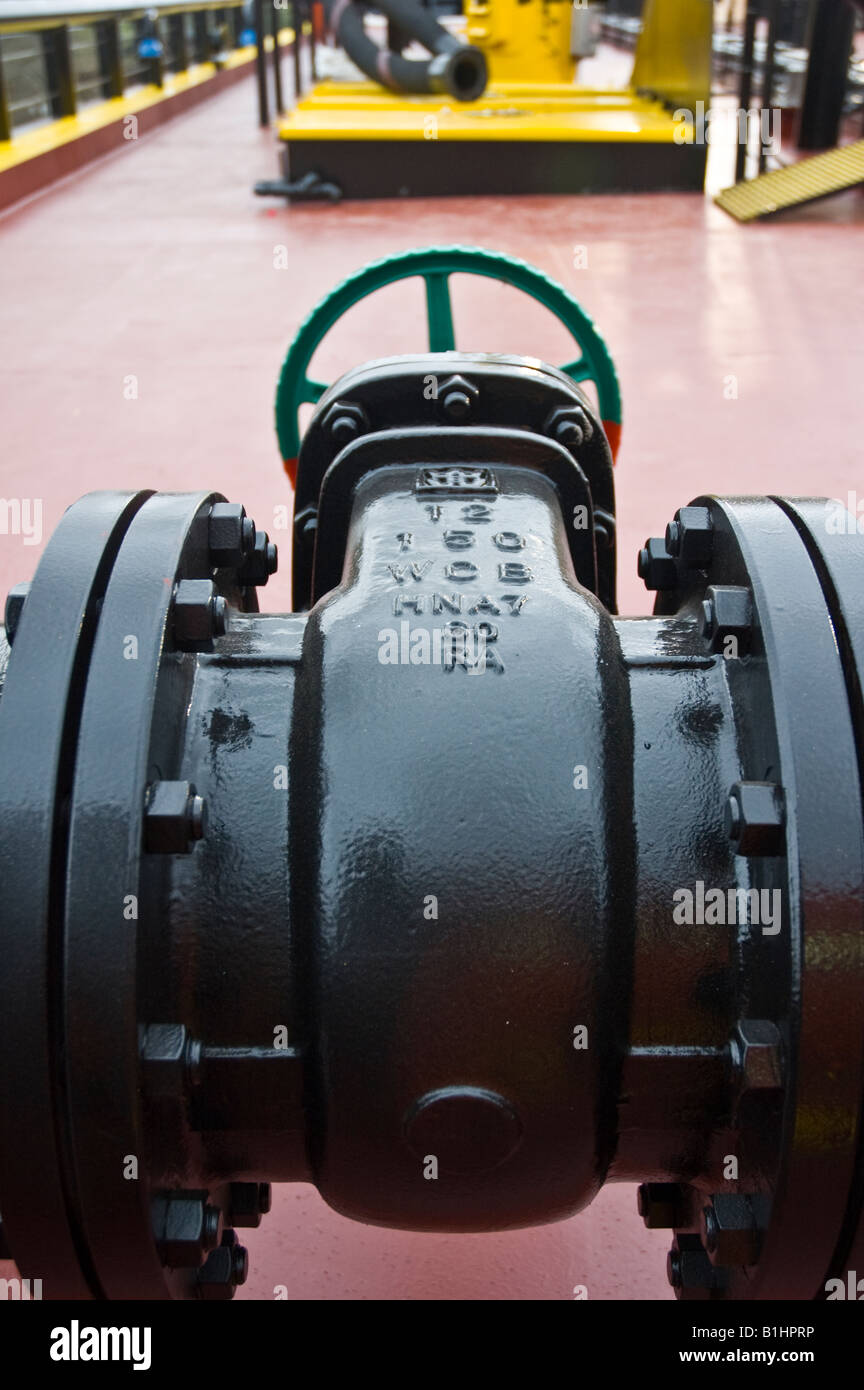 double hull fuel barge i Stock Photo Alamy