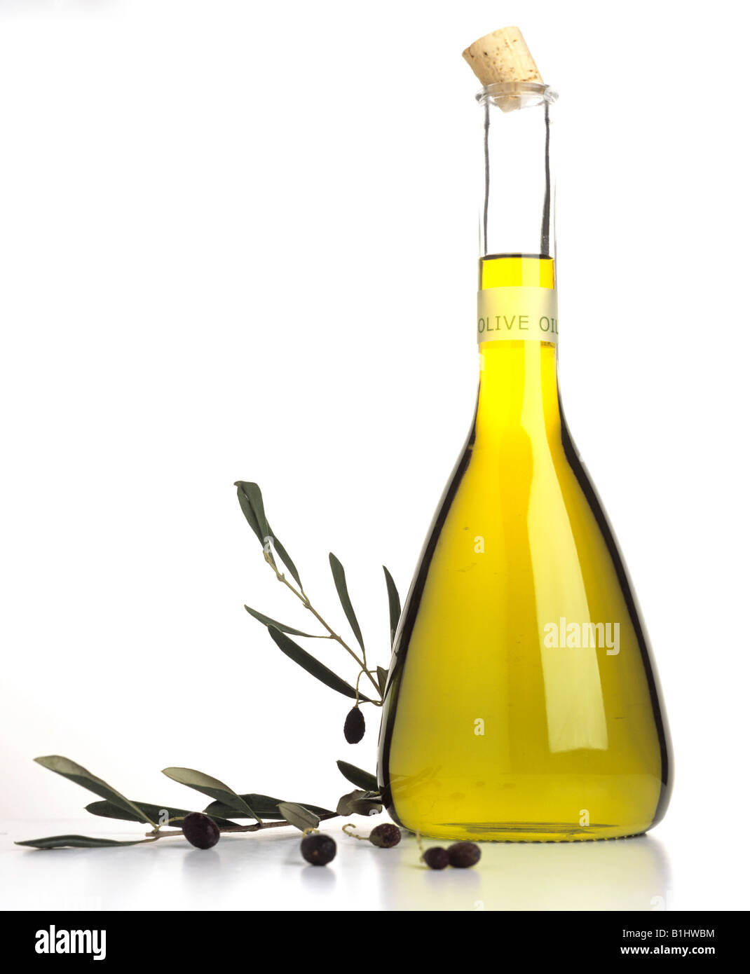 Olive oil and vinegar bottles Cut Out Stock Images & Pictures Alamy