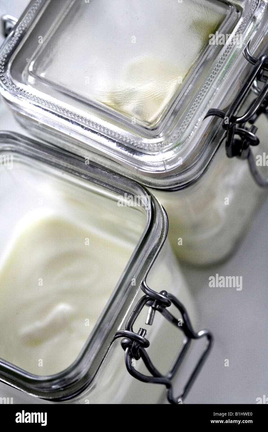 Dips in a jar Stock Photo Alamy