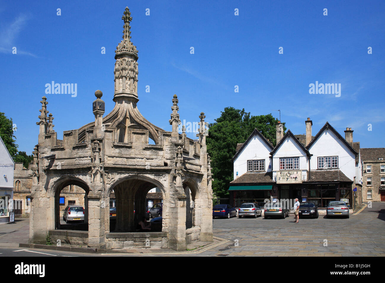 Malmesbury Market Cross The Cotswolds England Stock Photo Alamy