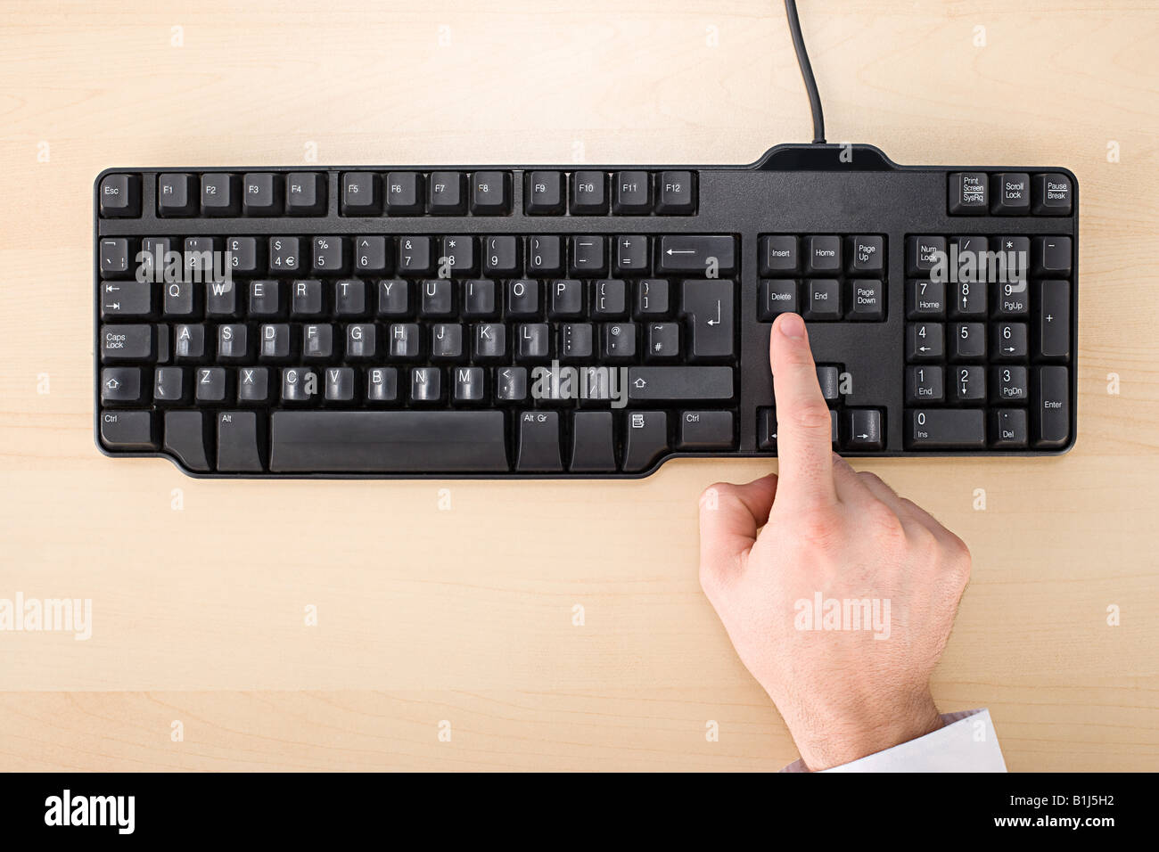 Person using computer keyboard Stock Photo - Alamy