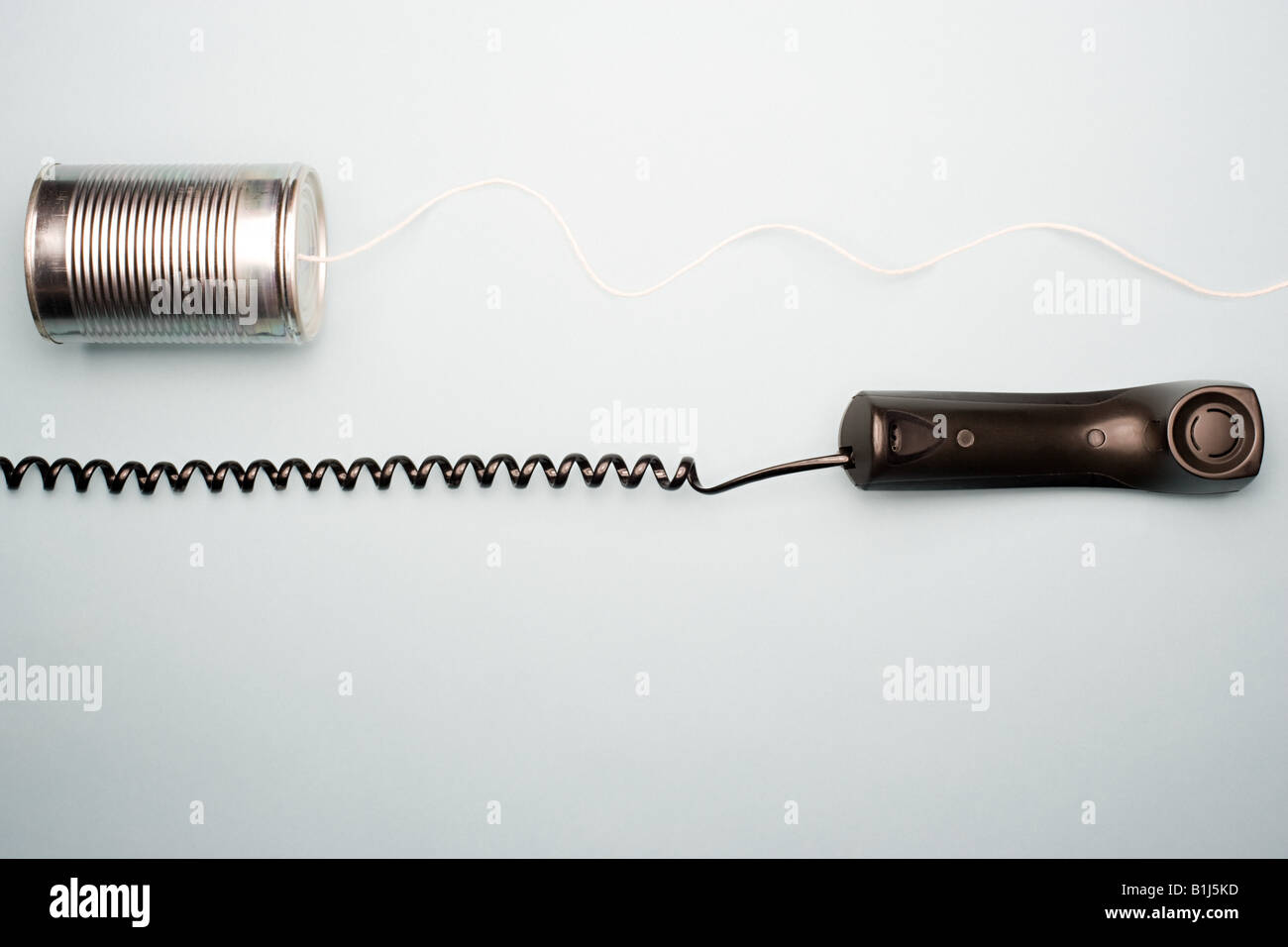 Can And String Telephone High Resolution Stock Photography and Images