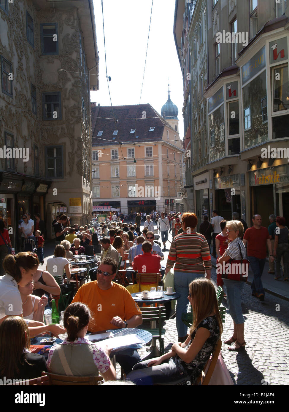 Graz, old city center, Austria, Graz Stock Photo
