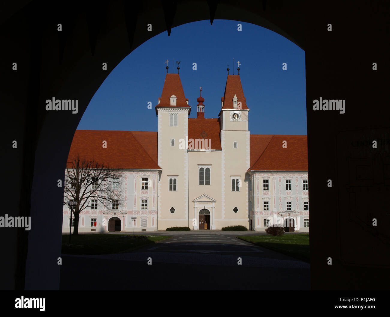 Monastery, Stift Vorau, Austria, Styria, Graz area, Vorau Stock Photo