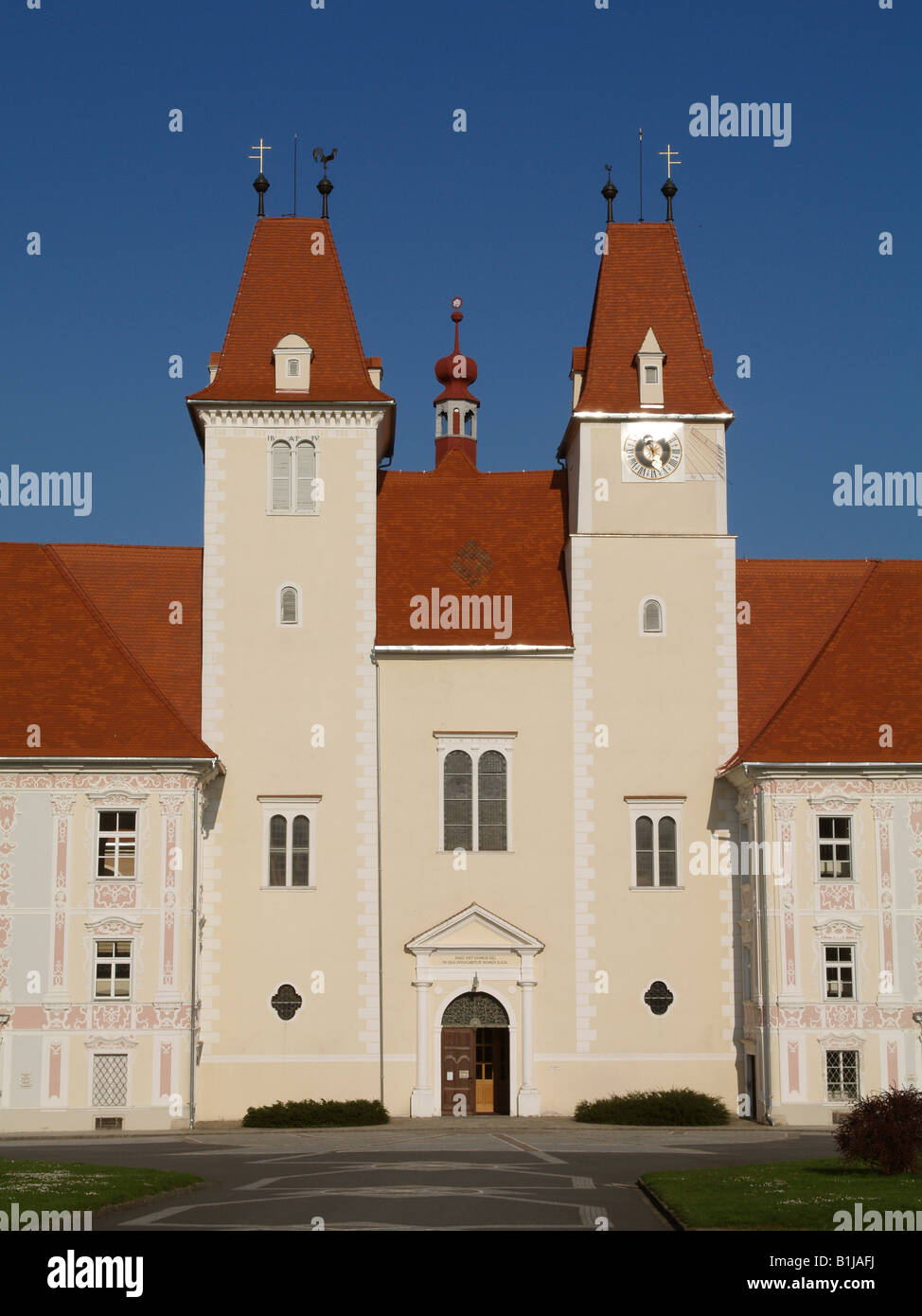 Monastery, Stift Vorau, Austria, Styria, Graz area, Vorau Stock Photo