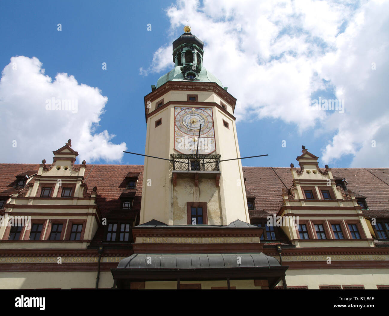 old town hall, Germany, Saxony, Leipzig Stock Photo