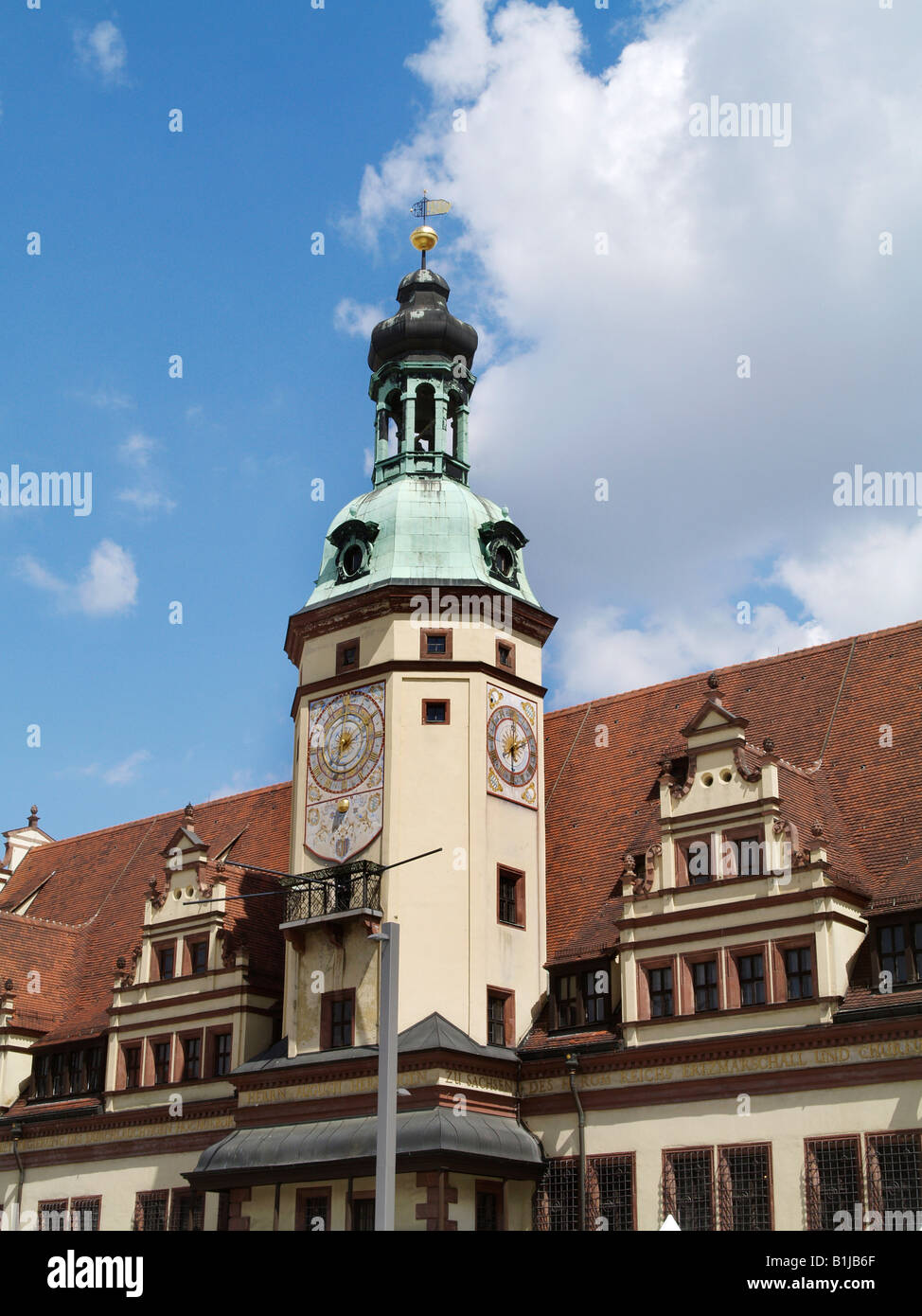 Leipzig old town hall clock tower hi-res stock photography and images ...