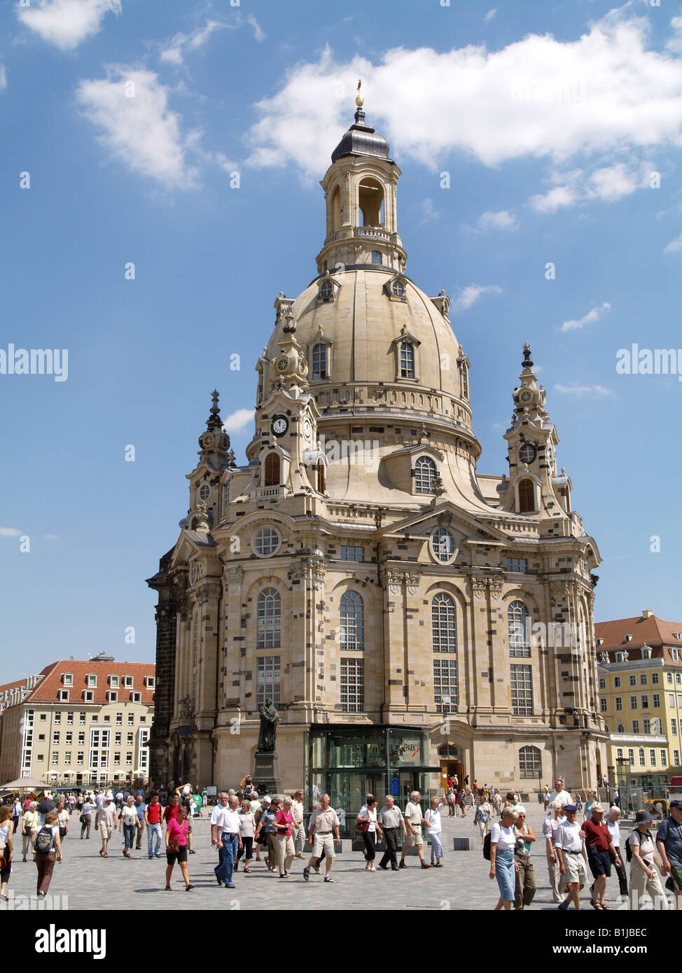 Frauenkirche of Dresden, Germany, Dresden Stock Photo