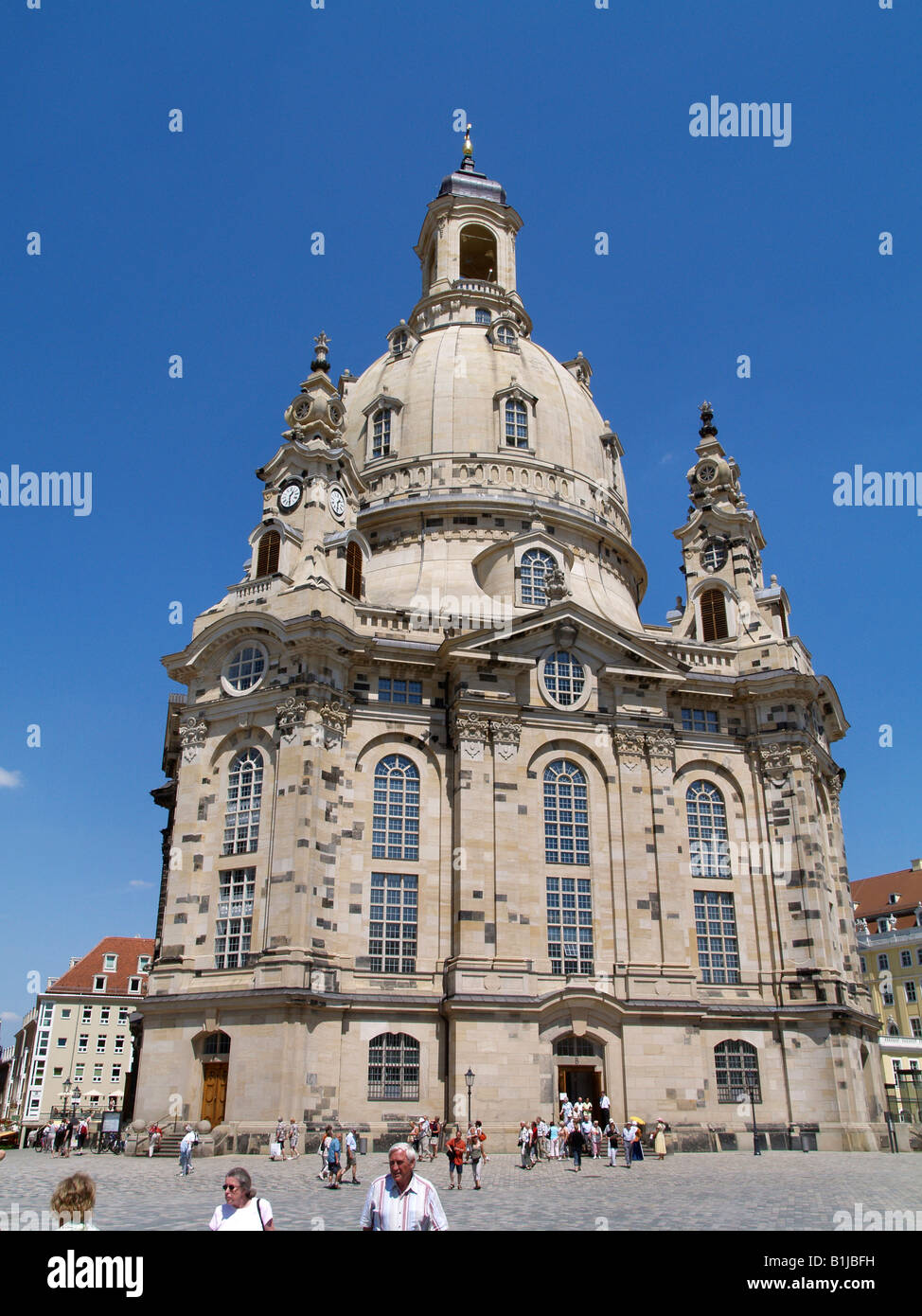 church Frauenkirche, Germany, Saxony, Dresden Stock Photo