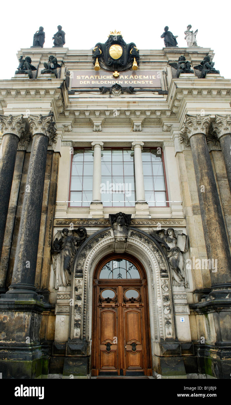 national academy of visual arts, Germany, Saxony, Dresden Stock Photo