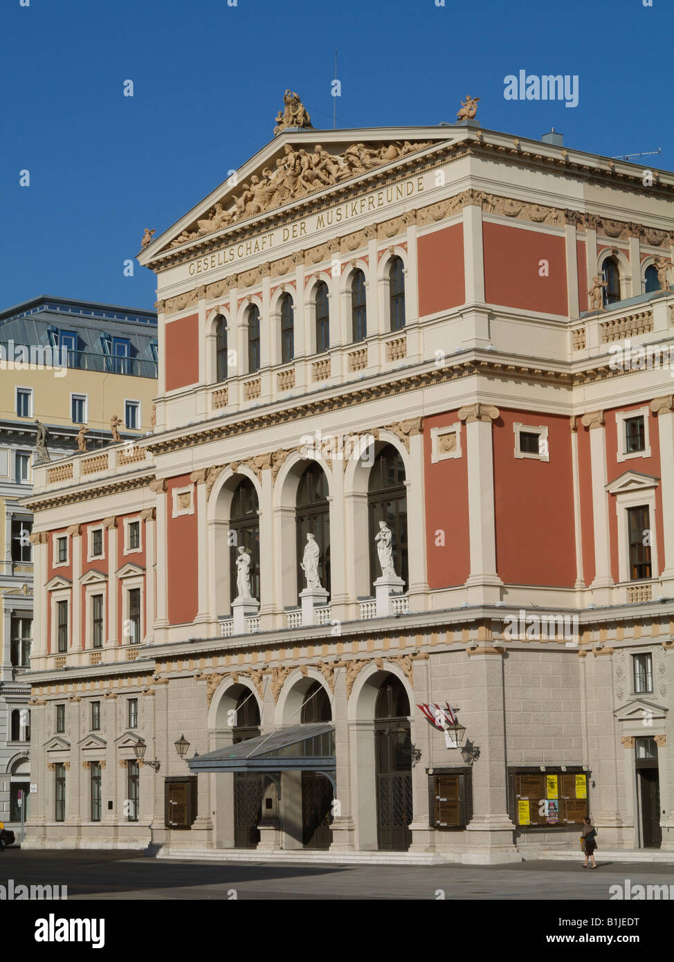 Vienna, Gesellschaft der Musikfreunde, Austria, Vienna Stock Photo