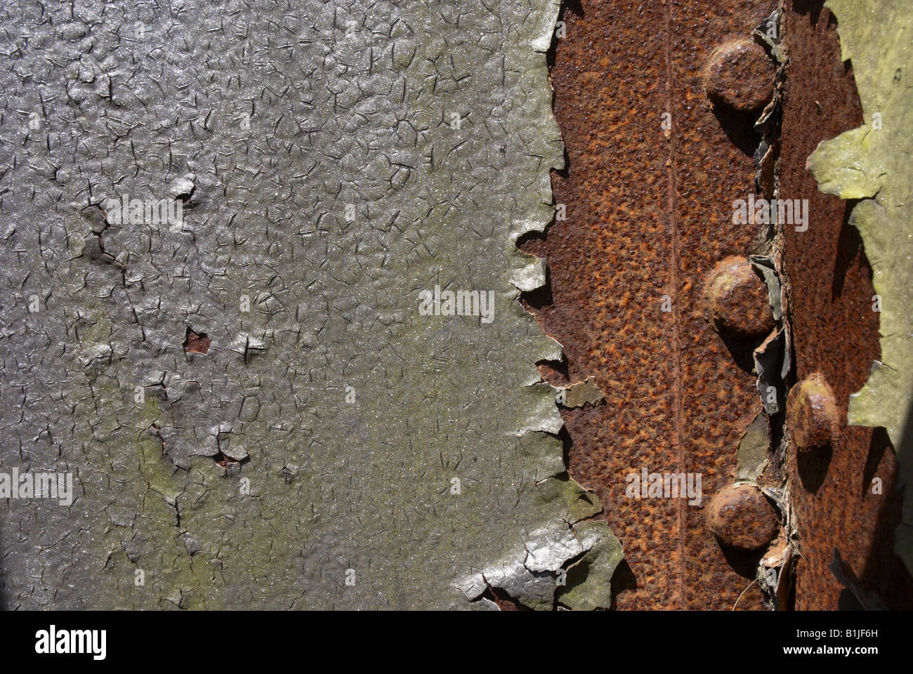 Peeling Paint and Rusty Metal Stock Photo Alamy