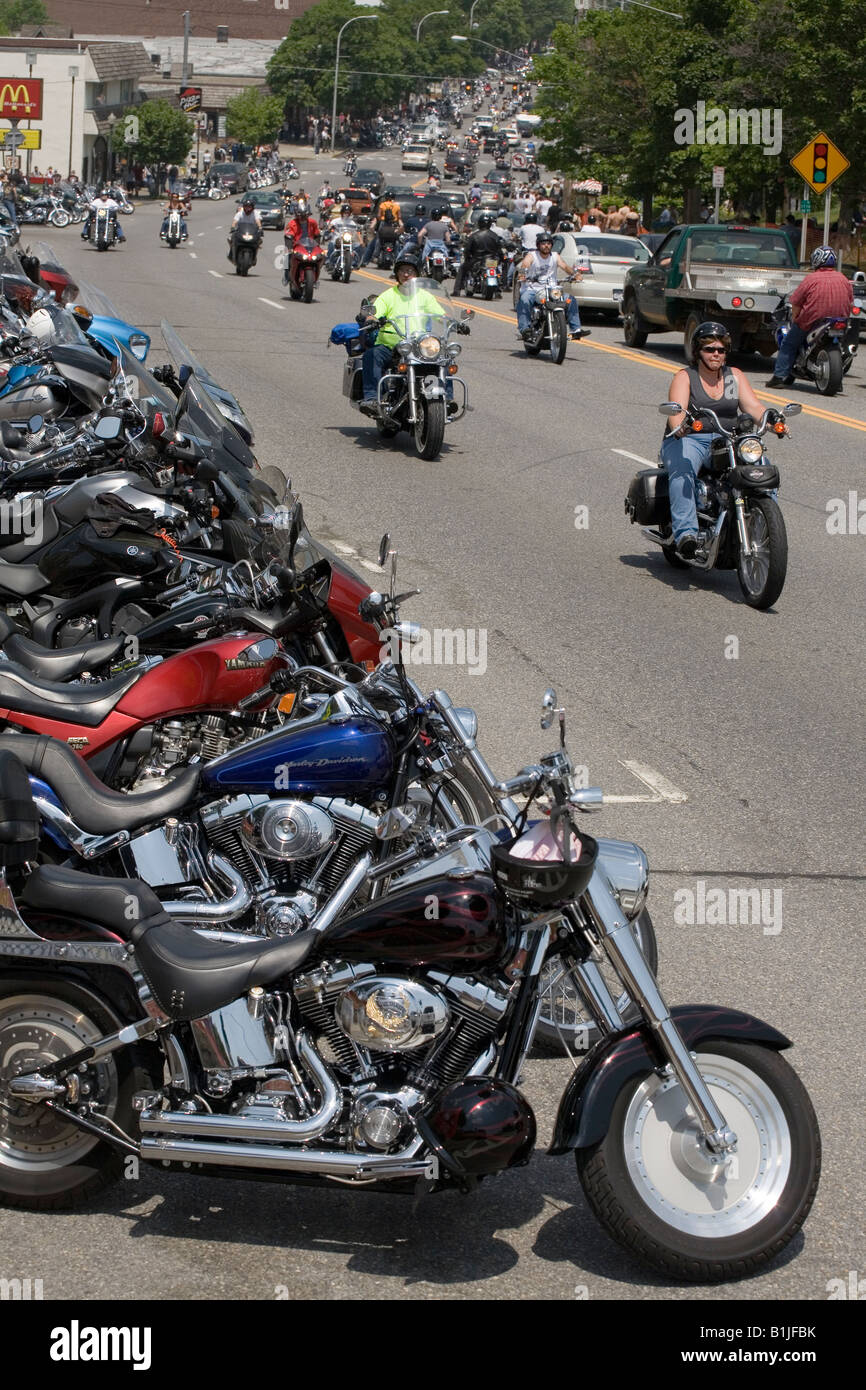 Annual americade motorcycle rally lake hires stock photography and