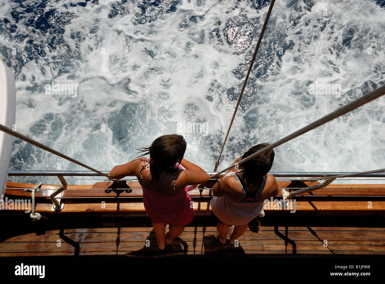 Tourists standing on a boat deck hi-res stock photography and images ...