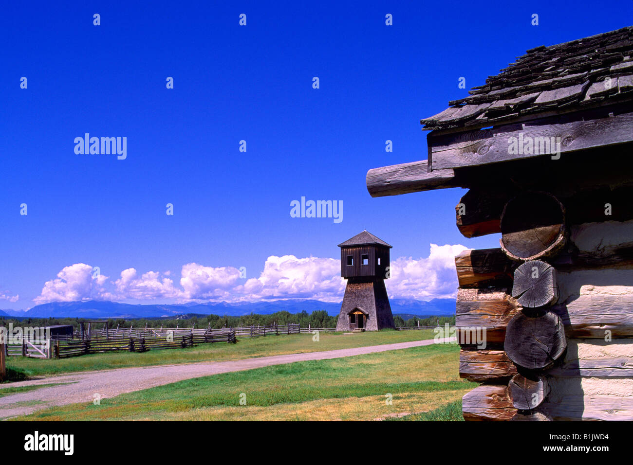 Historic Buildings in Heritage Town of Fort Steele British Columbia