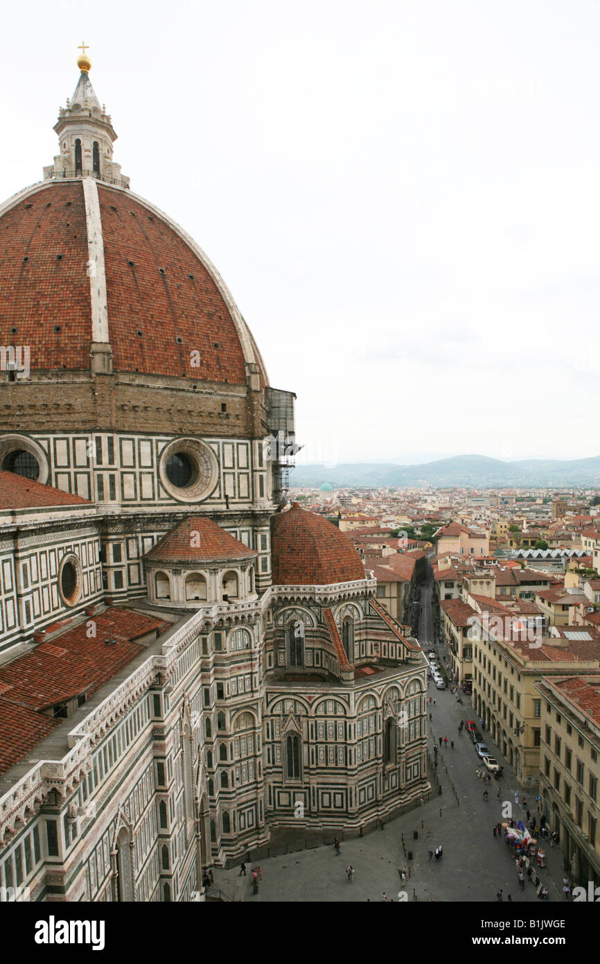 The duomo Dome and rooftop view of Florence, Italy Stock Photo - Alamy