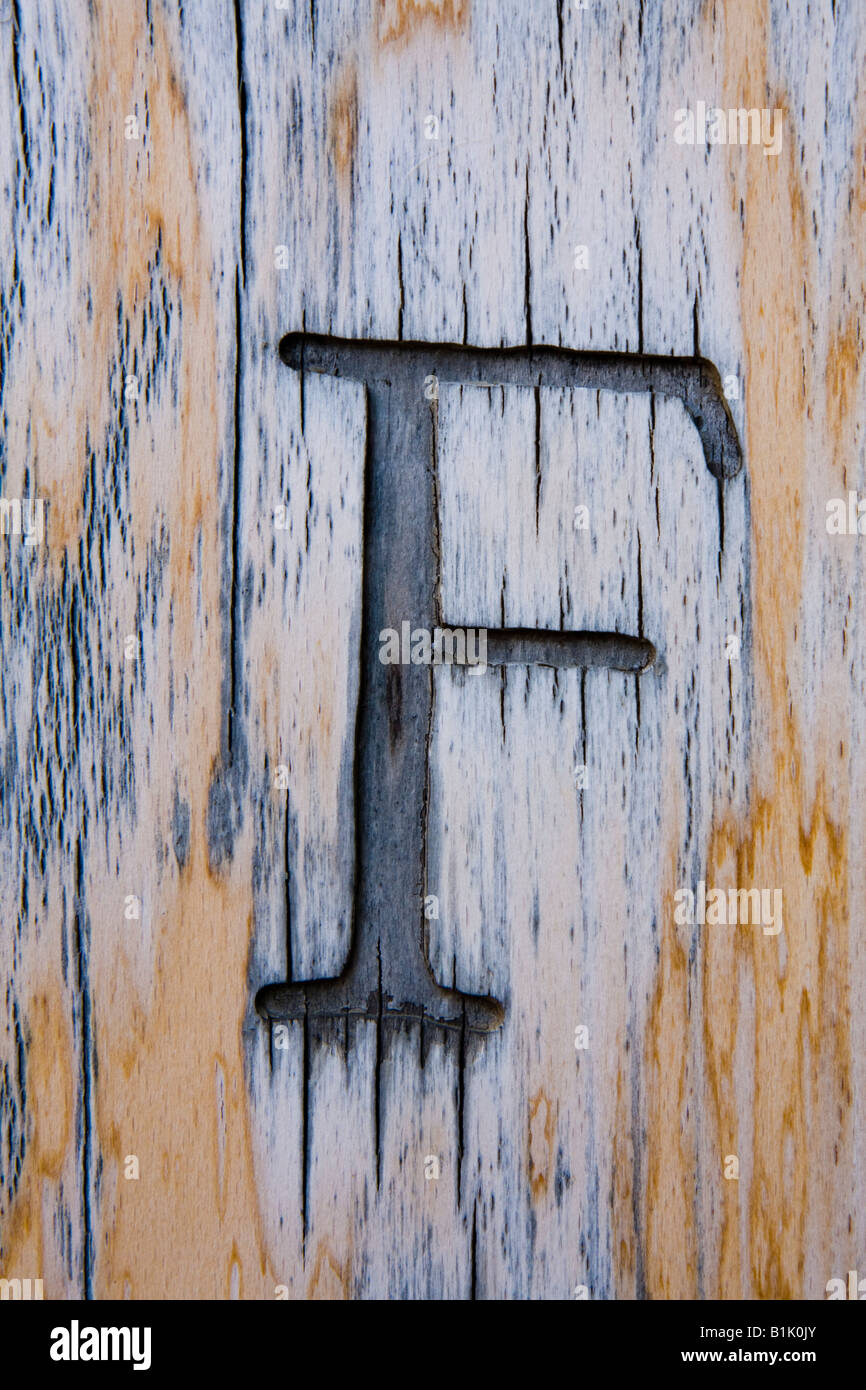 F letter hi-res stock photography and images - Alamy