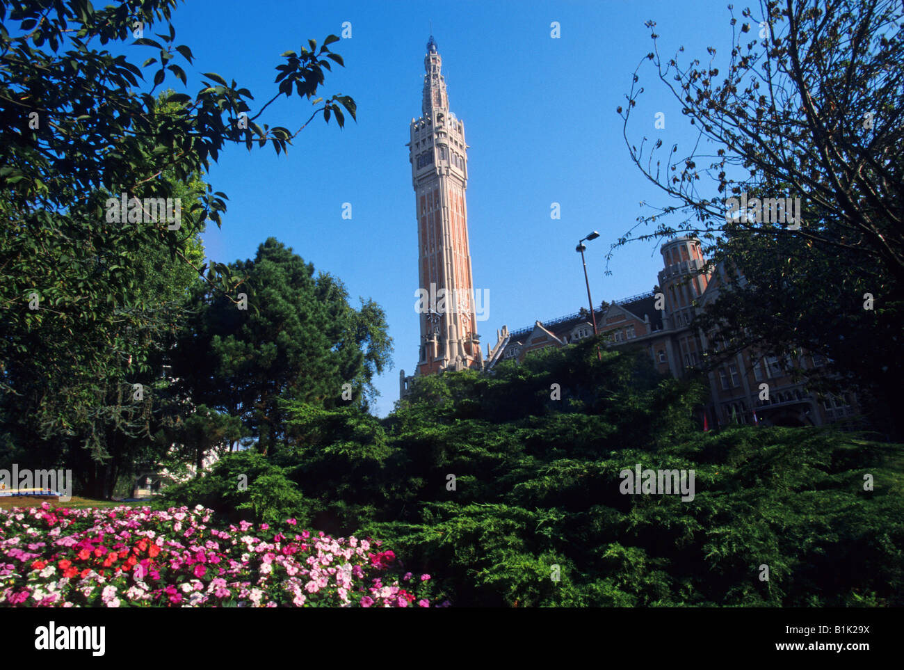 TOWN HALL BELFRY LILLE NORD FRANCE Stock Photo Alamy