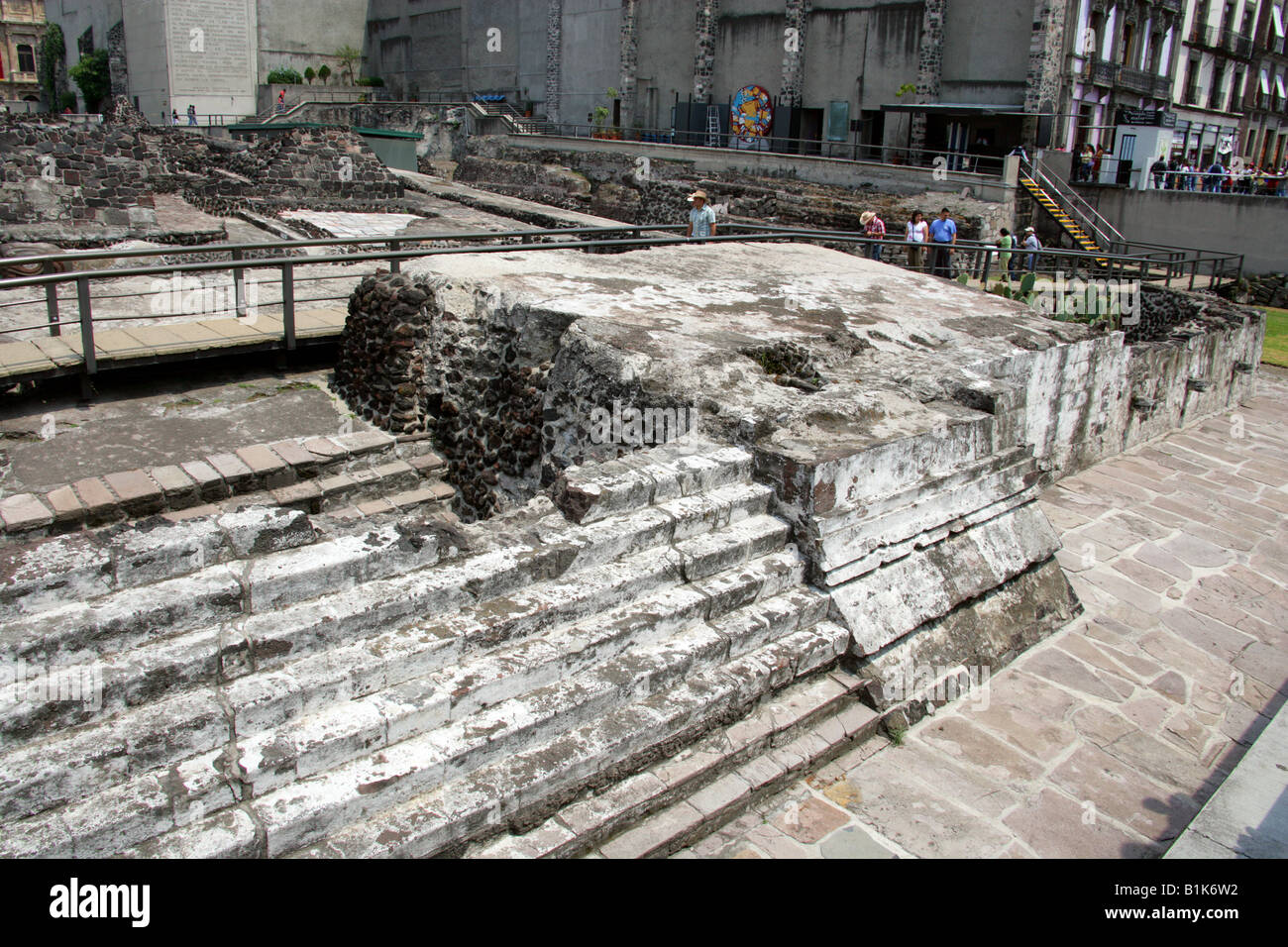 The Remains of Tenochtitlan, Ancient City of the Aztecs, Zocalo Square