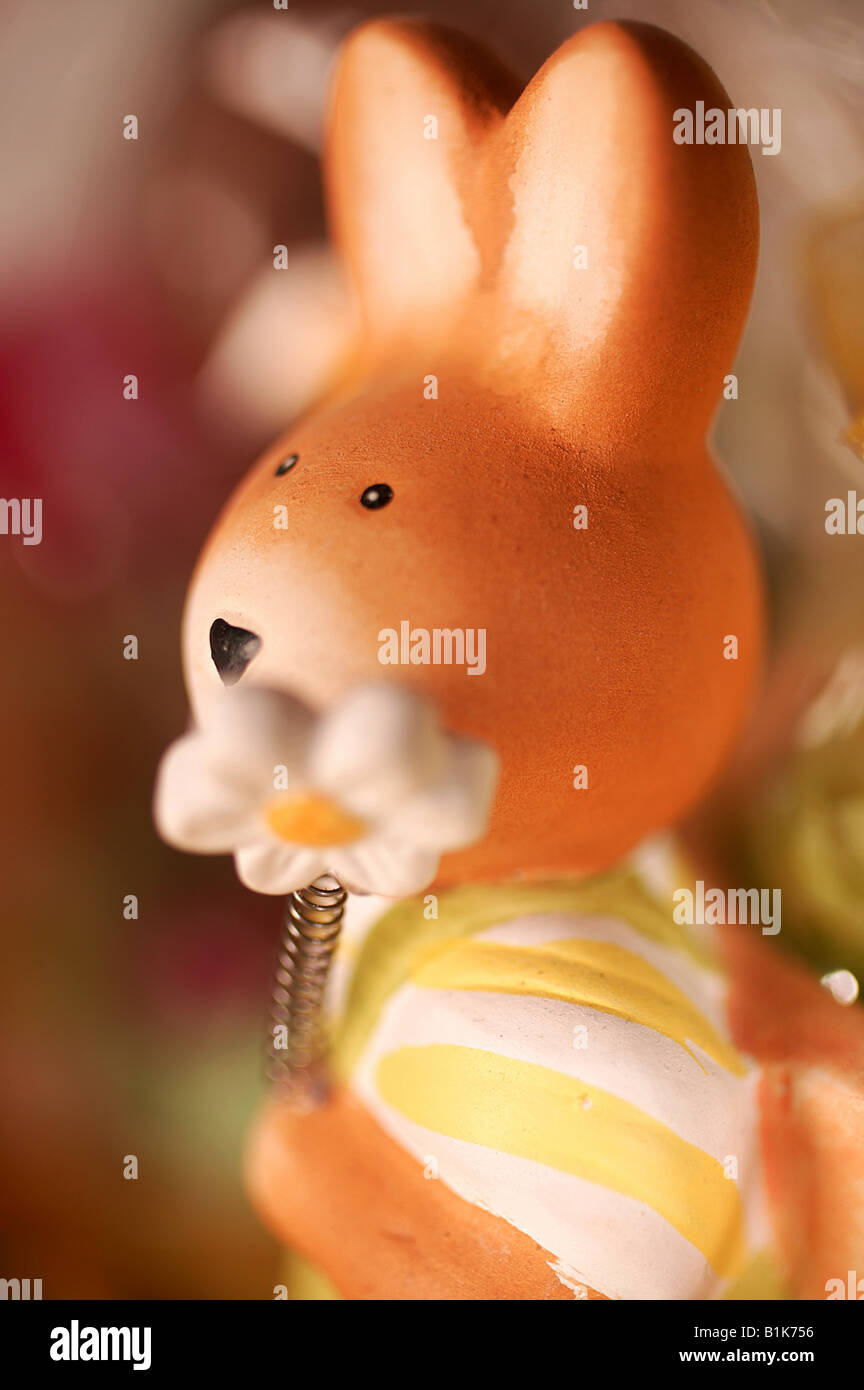 Easter eggs and Easter bunny Stock Photo - Alamy