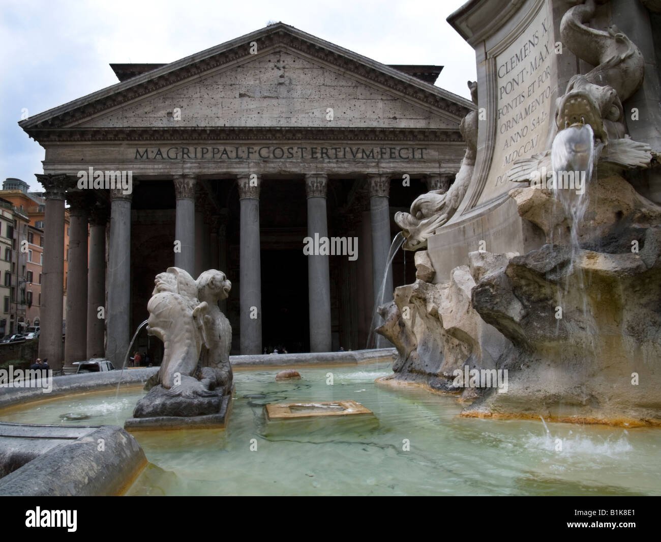 Ancient Rome: Pantheon, Rome (Roma) Stock Photo