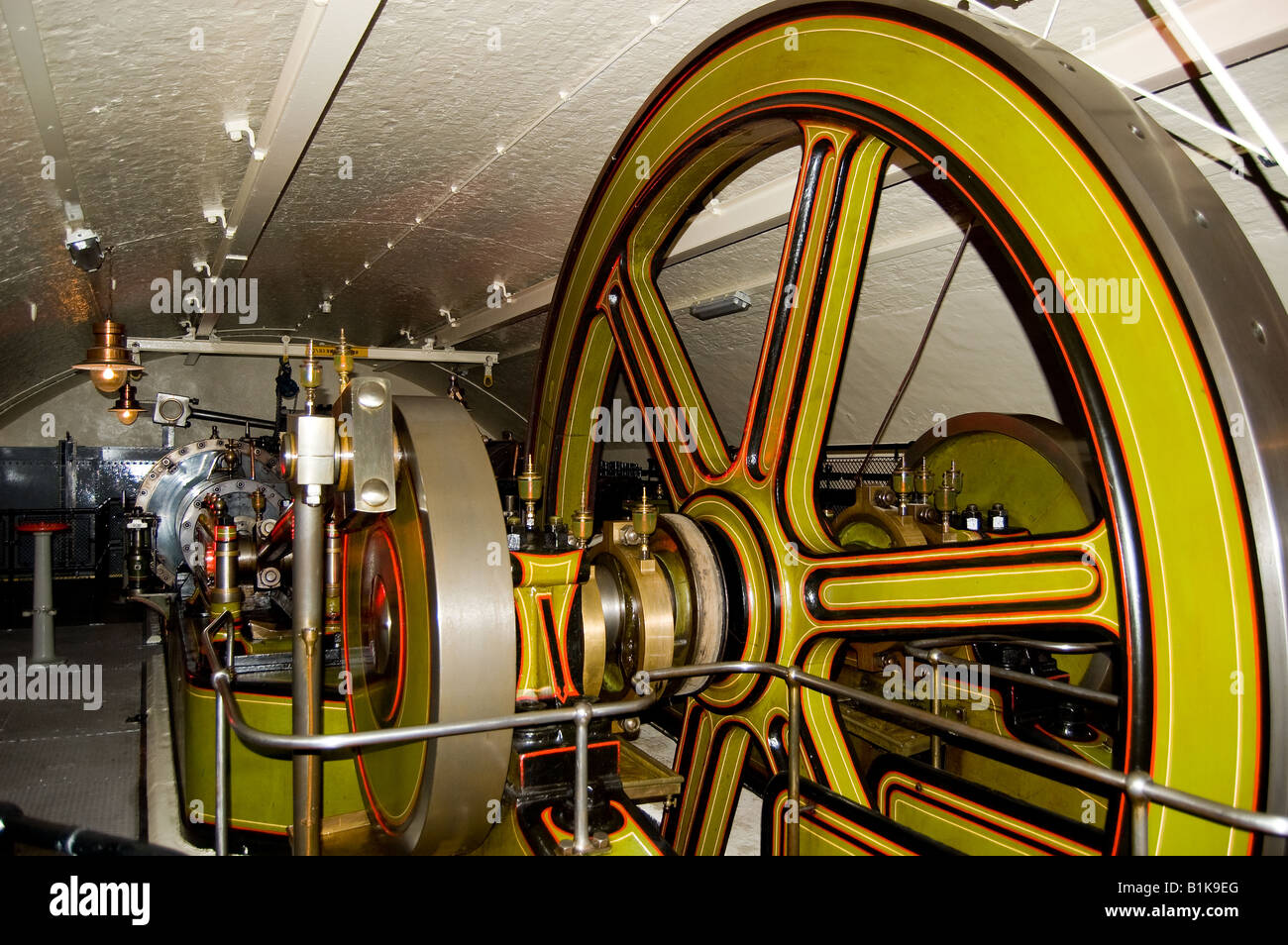 Tower Bridge Engine Room Stock Photo Alamy