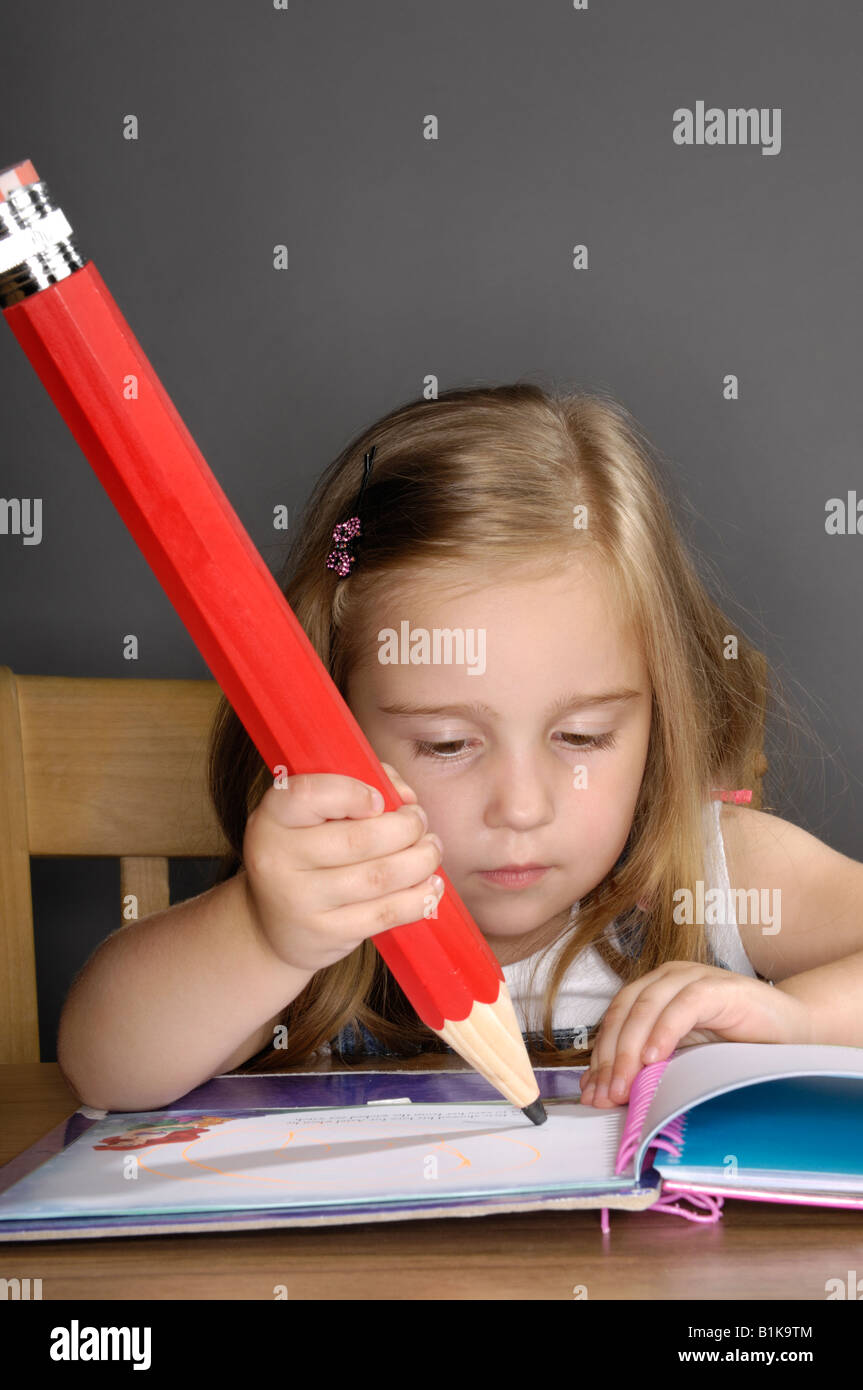 Girl with Sketchbook stock photo. Image of happy, idea - 18502004