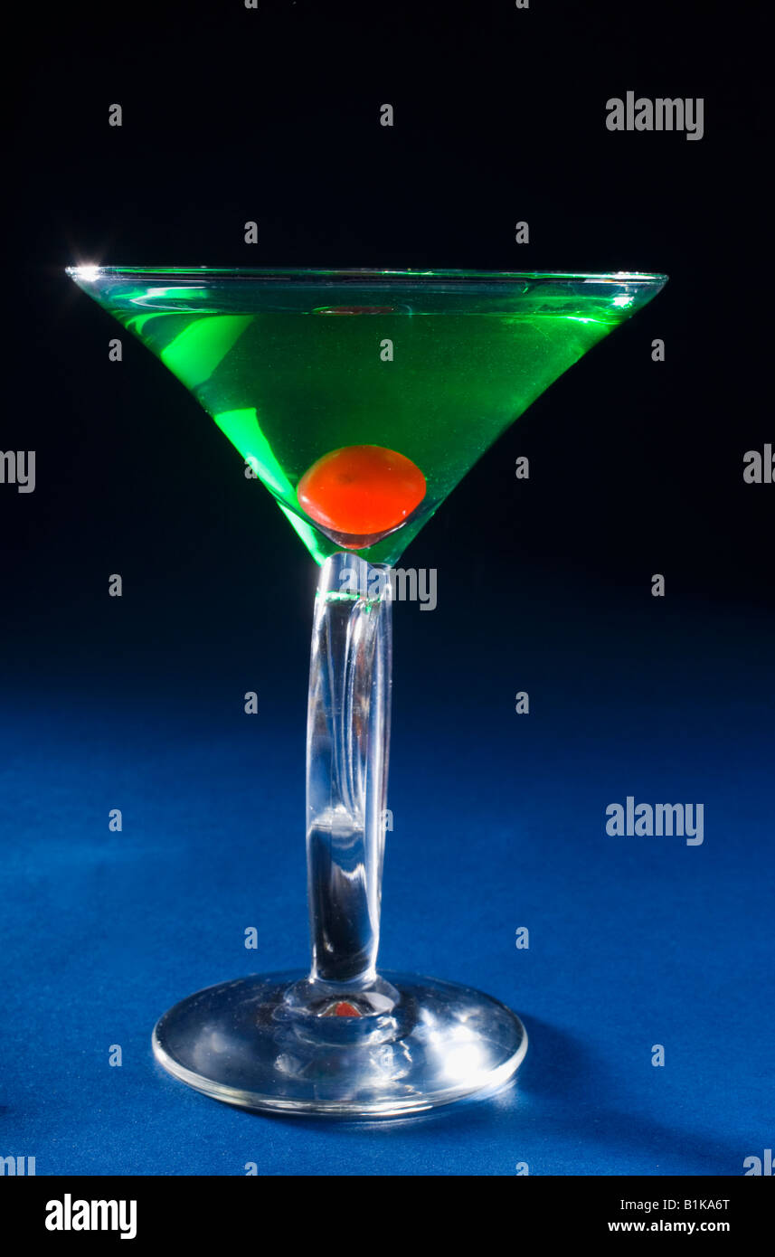 An Apple Martini Stock Photo Alamy