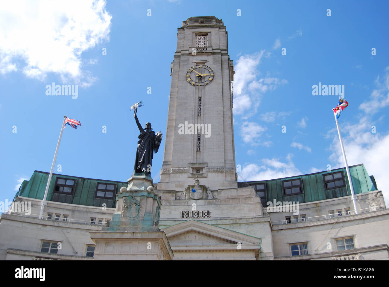 Luton Town Hall, Street, Luton, Bedfordshire, England, United
