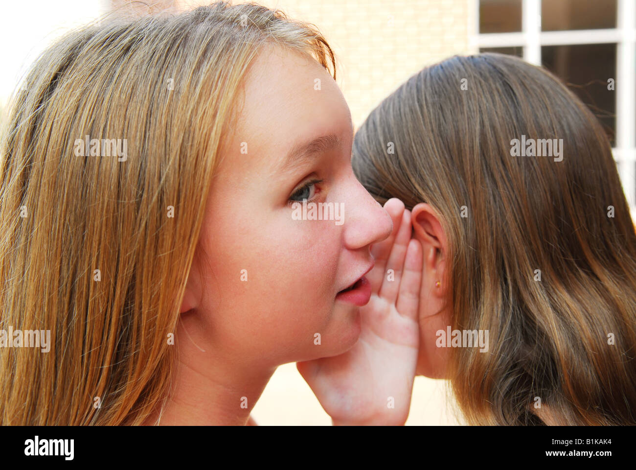 Two Young Teenage Girls Gossiping In School Yard Stock Photo Alamy Two Young Teenage Girls Gossiping In School Yard Stock Photo Alamy