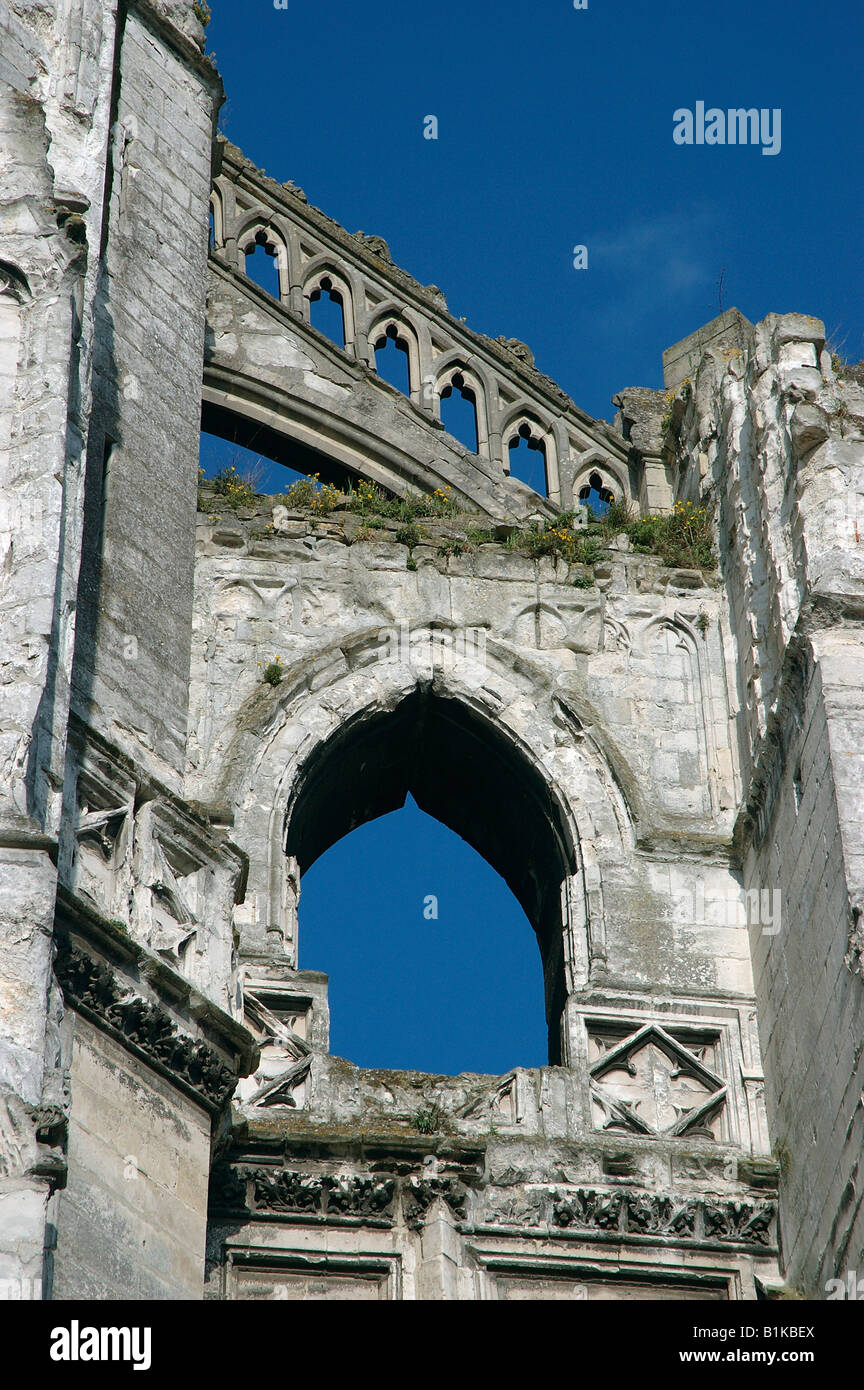 St bertin abbey ruin hi-res stock photography and images - Alamy