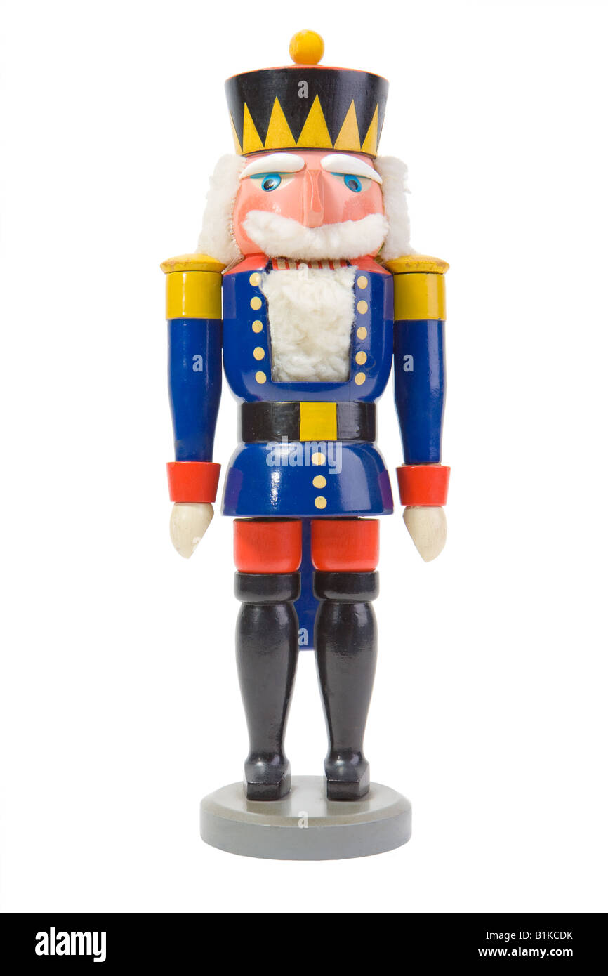 Grinning Nutcracker Soldier with Snowflakes Novelty Collectible Demitasse Tea Coffee Spoon 