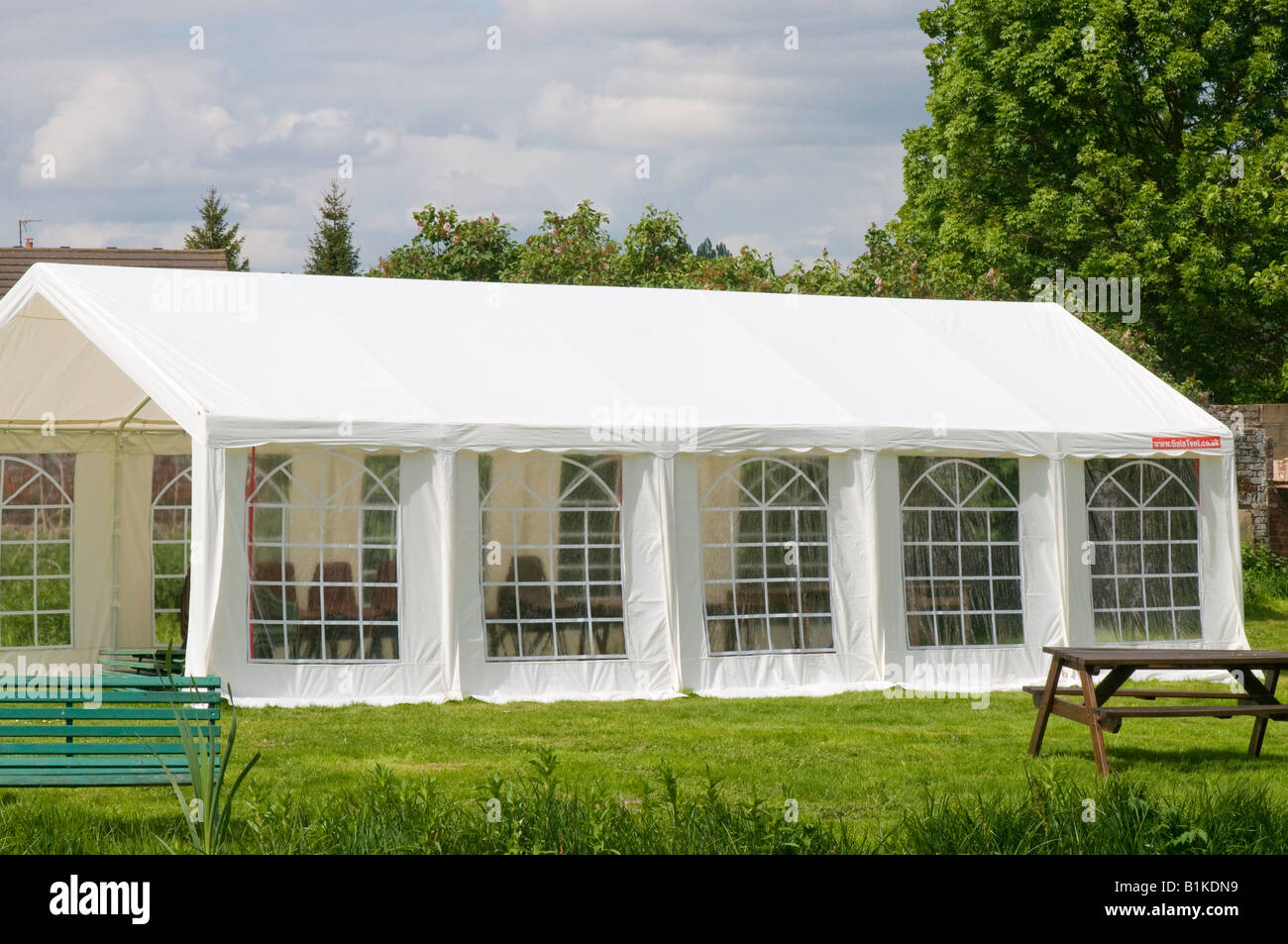 White frame marquee Stock Photo