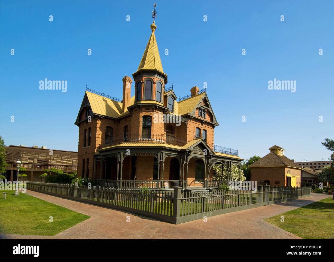 The Rosson House 1895 a historic Victorian home on Historic Heritage Square in downtown Phoenix Arizona Stock Photo