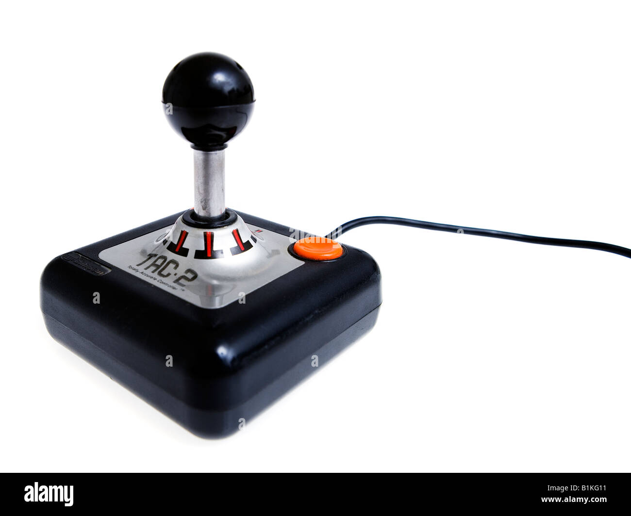 80s retro Joystic. The Legendary Tac 2 for Atari and C-64. An 80s gamers wet dream. Stock Photo