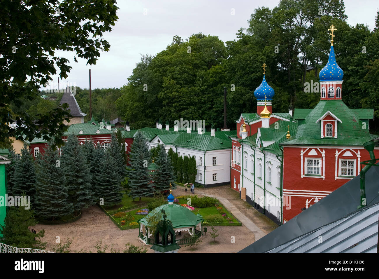 Holy Dormition Pskovo Pechersky Monastery Pechory Pskov Oblast Russia Stock Photo Alamy