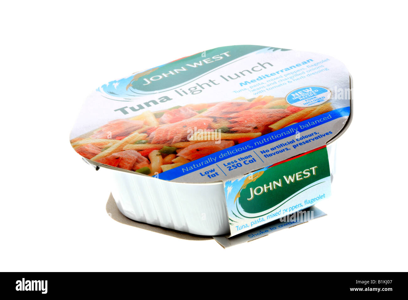 Mediterranean Tuna Light Lunch Stock Photo