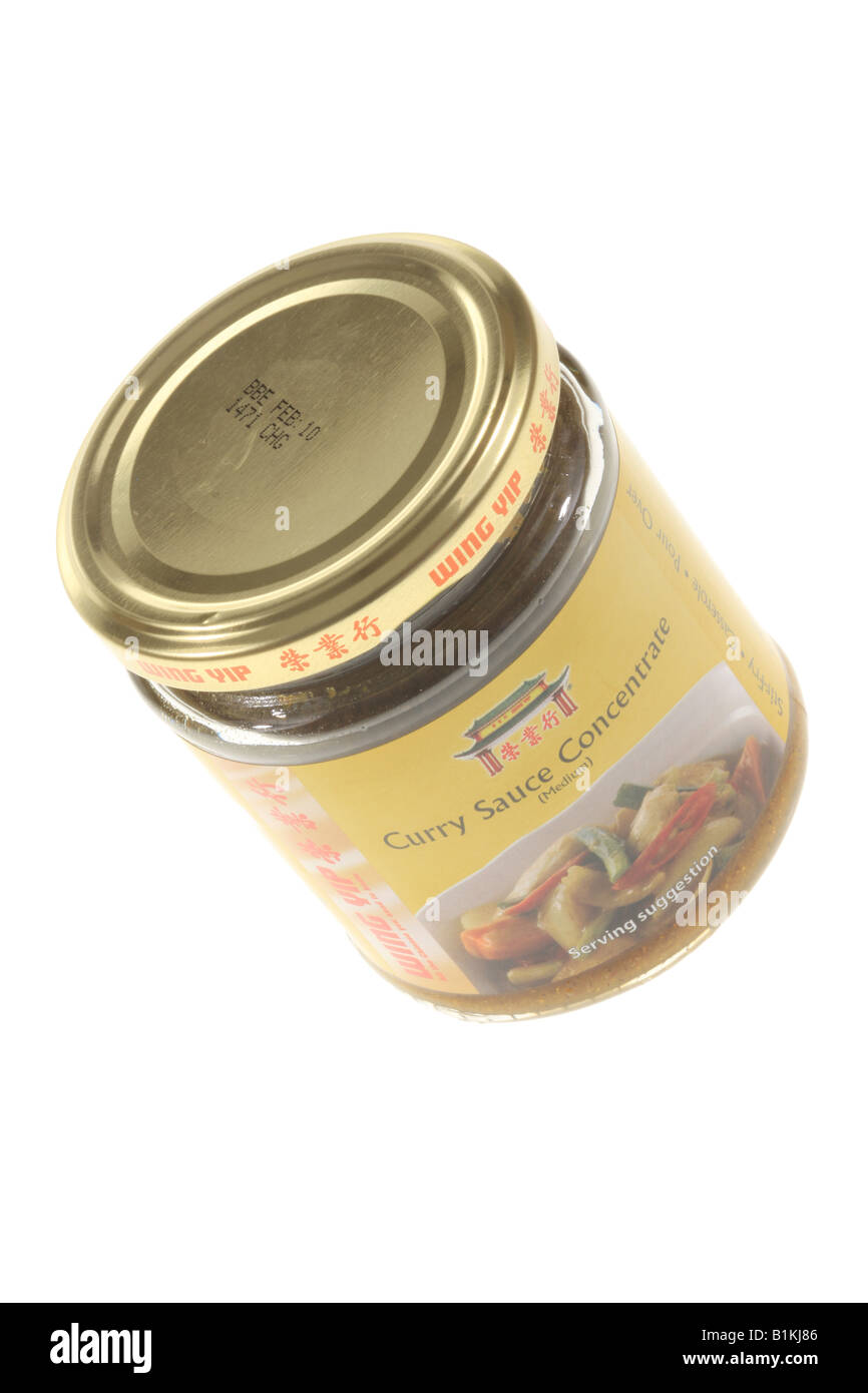 Curry Sauce Concentrate Stock Photo
