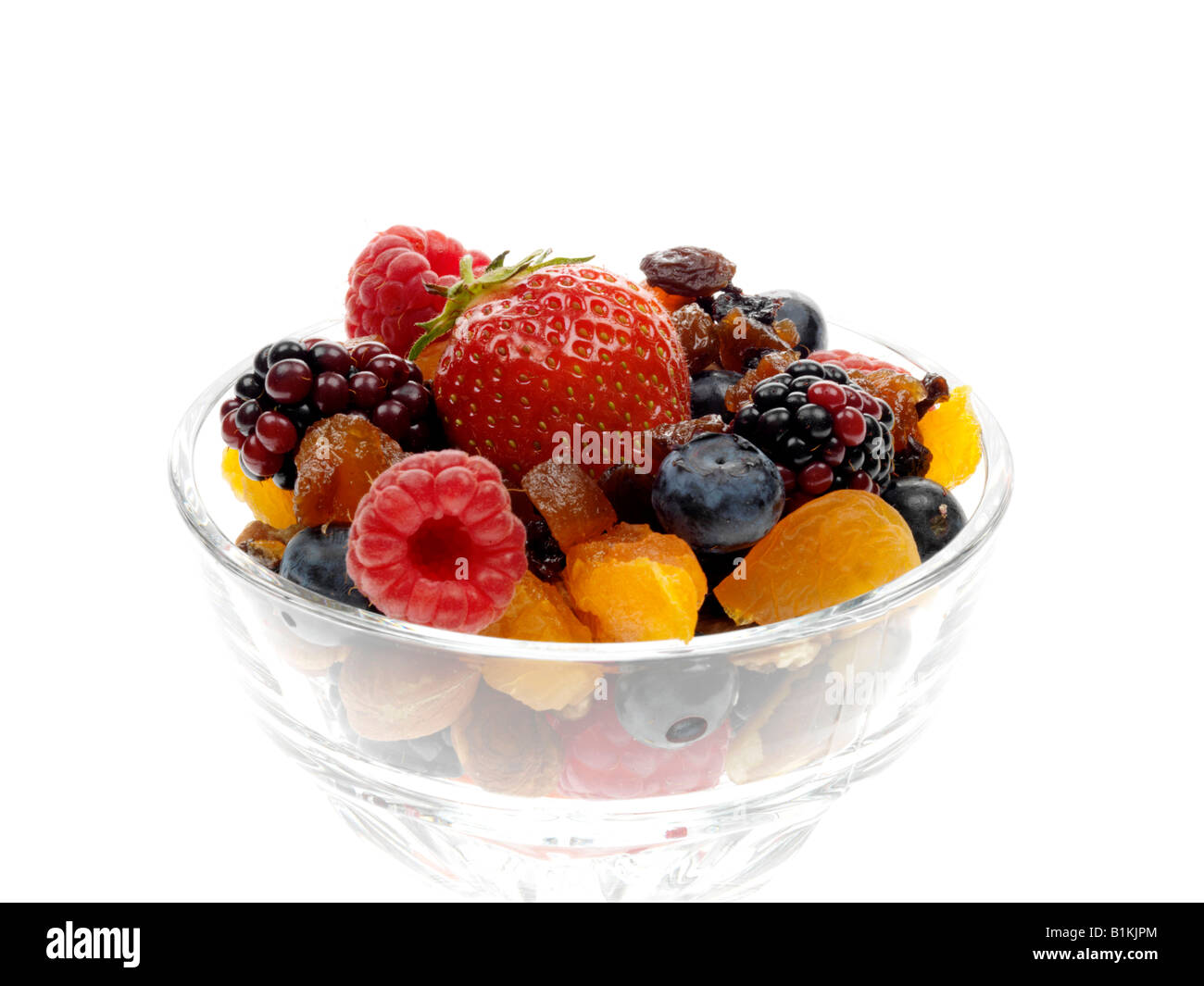 Mixed Berries with Nuts and Dried Fruit Stock Photo Alamy