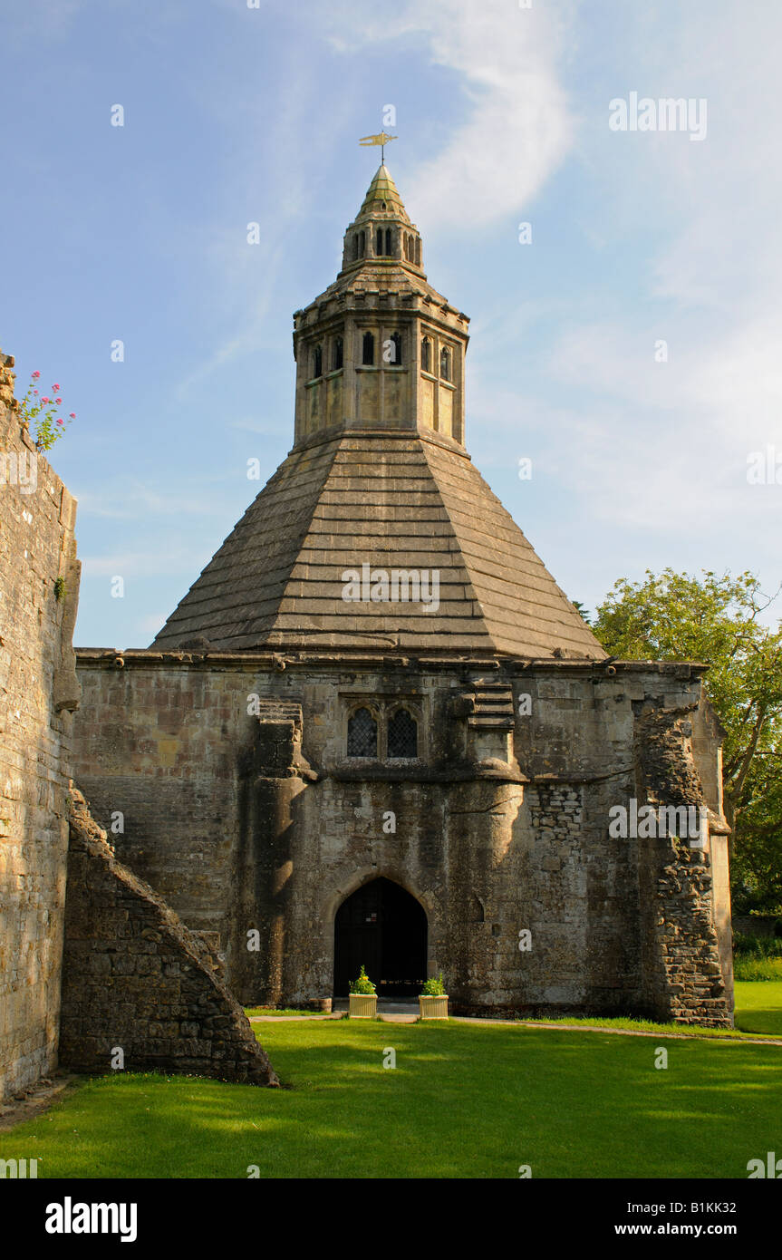 Glastonbury Abbey, The Abbots Kitchen, 14th century, Somerset, England ...